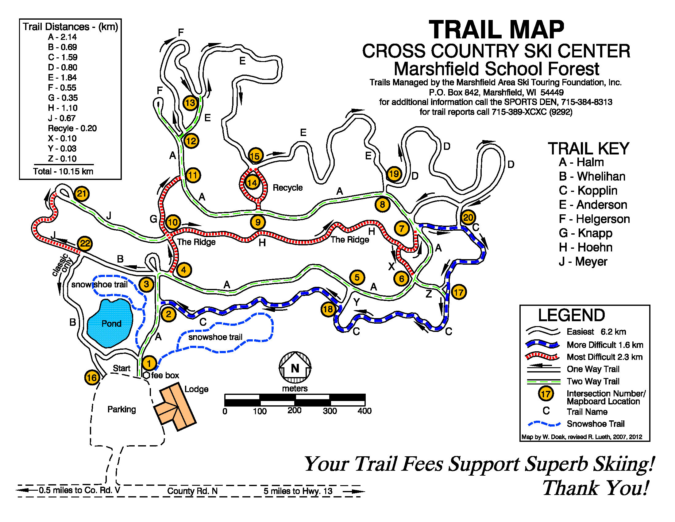 map of recreational trails