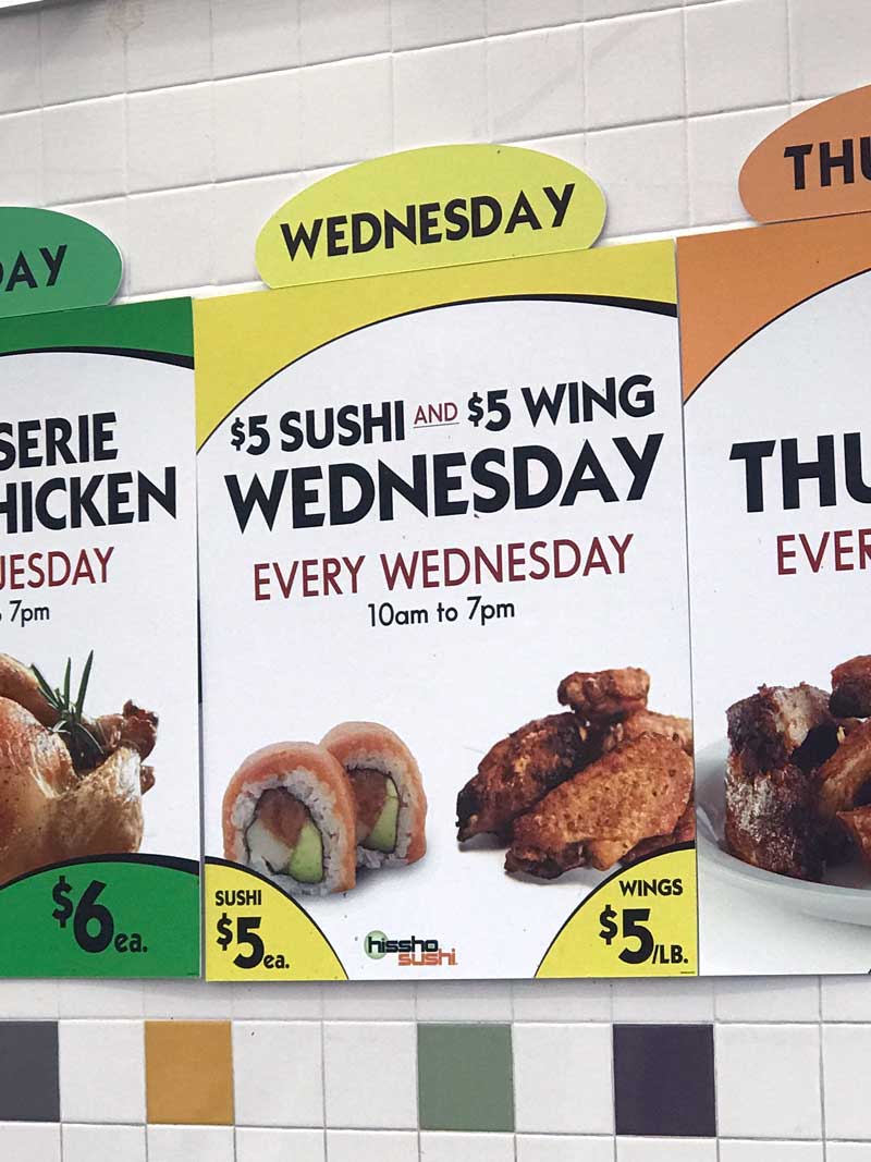 Get Chicken and Sushi for 5 at Festival Foods on Wednesdays Explore